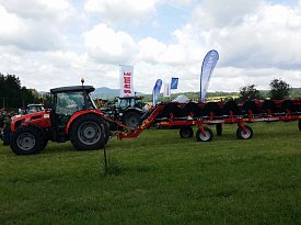 Zemědělské traktory SAME - zemědělská výstava Podhory 2017