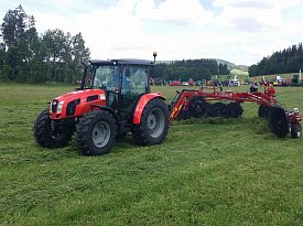 Traktory a malotraktory SAME - zemědělská výstava Podhory 2017